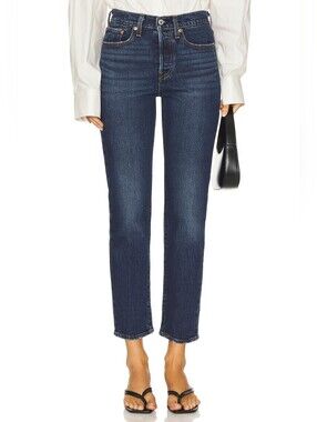 Levi's Wedgie Straight Jeans in Indifferent Indigo 28W 26L
